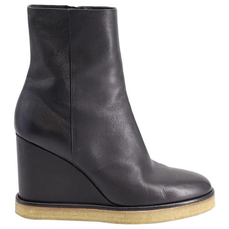 Manon Wedge Boot in Calfskin 